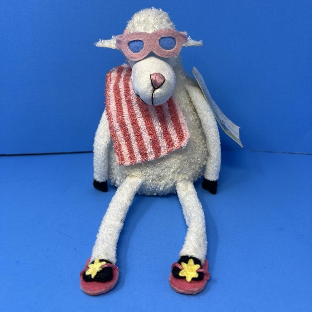 DaySpring‎ Really Wooly Sheep Plush 2005 Summer Lamb 7" Stuffed Animal Cute Toy